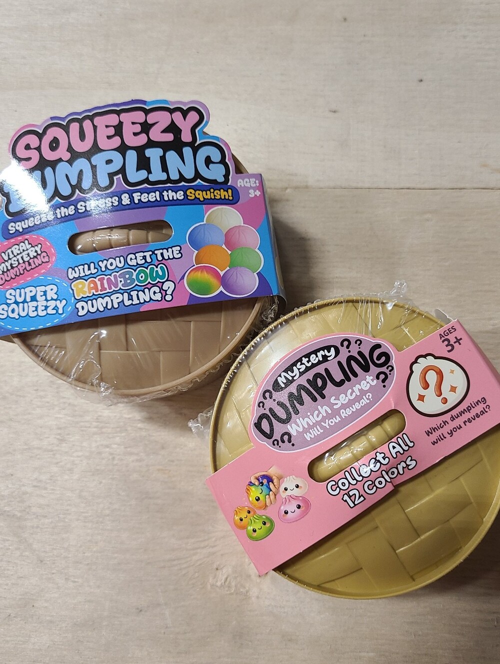 Two Viral Squishy Mystery Dumplings